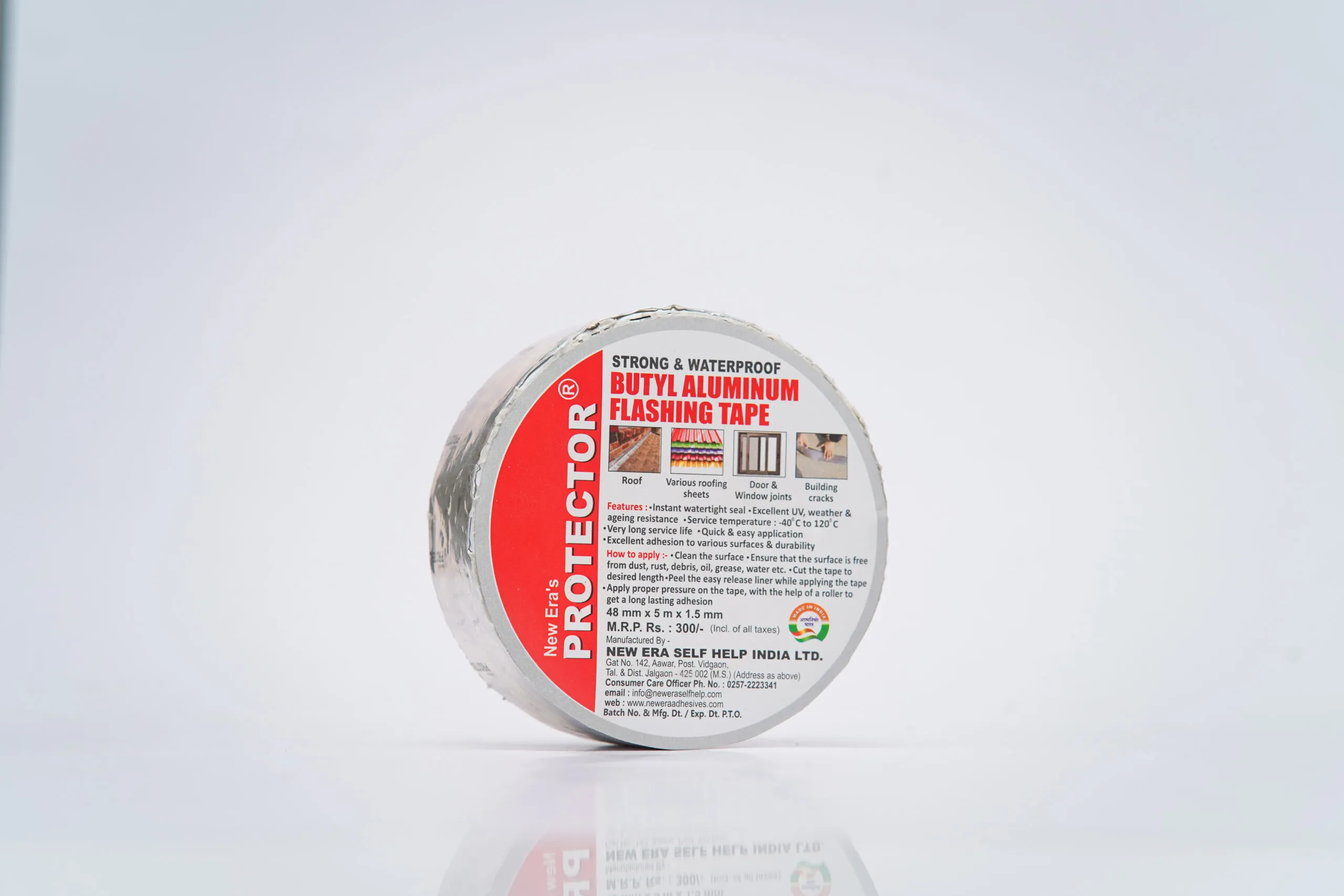 Protector Butyl Aluminium Flashing Tape - Image 2