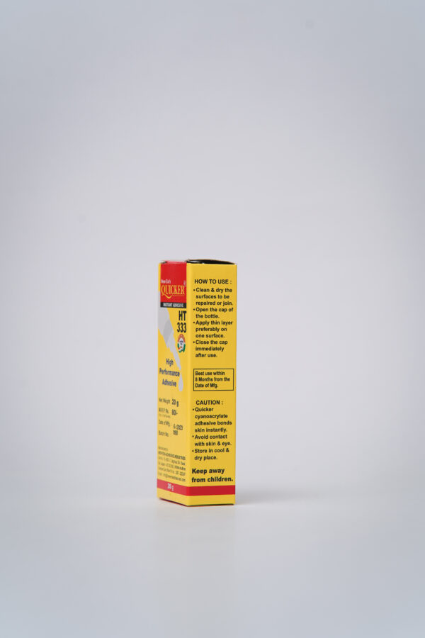 Quicker 333 (Cyanoacrylate Instant Adhesive) - Image 2